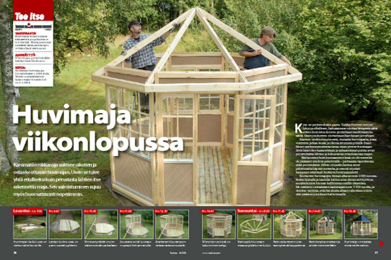 Huvimaja - rakenna itse hieno huvimaja Huvimaja - rakenna itse hieno huvimaja